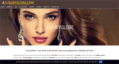 Desktop Screenshot of luxuryglobe.com